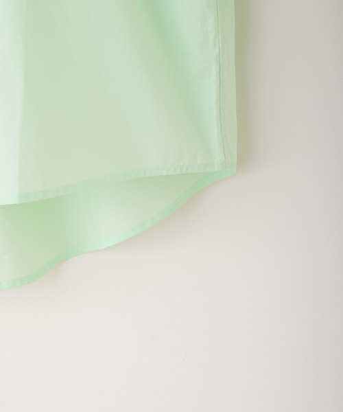 WHIMSIC(ウィムジック)の「【UNISEX/新色追加】ポプリンオーバーサイズシャツ(シャツ/ブラウス・メンズ・ブルー/グリーン/ピンク/グリーン系その他/ブルー系その他2/サックスブルー・FREE)」の18枚目の写真
