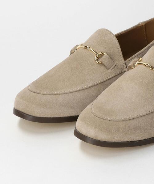 CAMINANDO ベージュ スエード ローファー PLATFORM BIT LOAFERS BEIGE SUEDE – caminando.jp