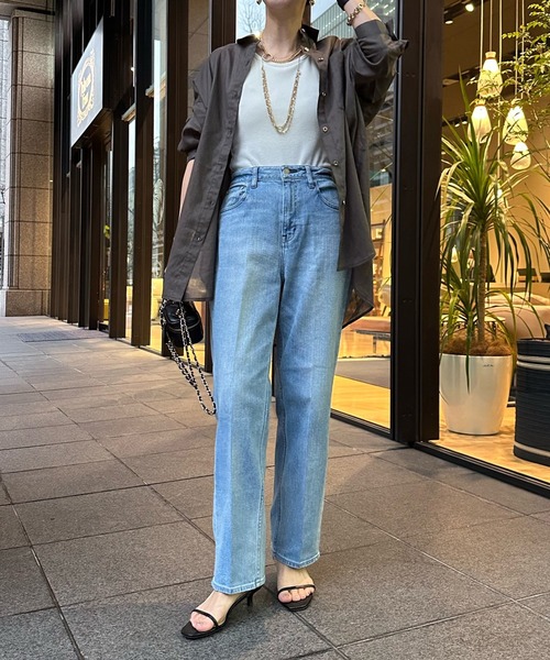 【Healthy denim/ヘルシーデニム】Clover サックス　25インチ Healthy denim ヘルシーデニム デニムパンツ ジーンズ Clover