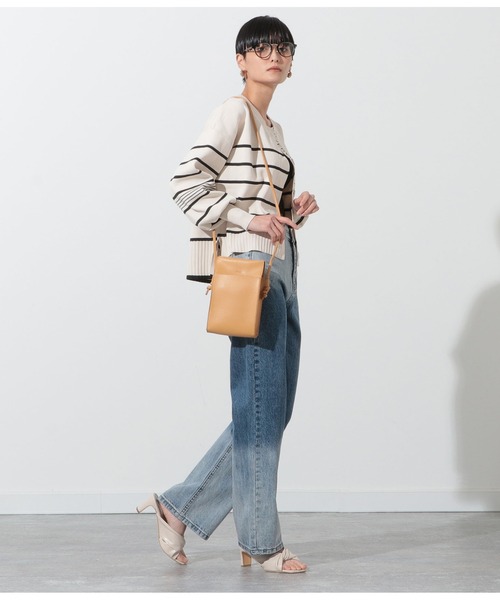 Settimissimo(セッティミッシモ)の「スクエアーミニマルショルダーバッグ(ショルダーバッグ・レディース・ブラック/オフホワイト/ベージュ・FREE)」の15枚目の写真