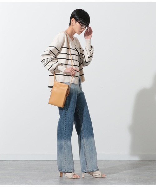 Settimissimo(セッティミッシモ)の「スクエアーミニマルショルダーバッグ(ショルダーバッグ・レディース・ブラック/オフホワイト/ベージュ・FREE)」の16枚目の写真