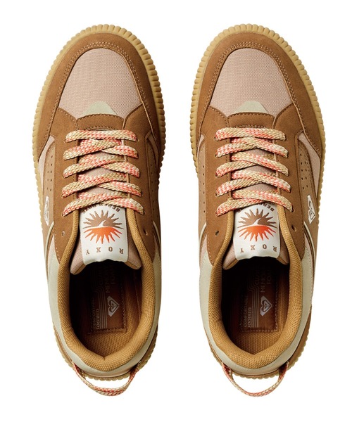 ROXY（ロキシー）の「BEACH DAZE/ロキシースニーカー（スニーカー・レディース・ベージュ/ナチュラル・24.5cm/25cm/23cm/23.5cm/24cm）」の3枚目の写真