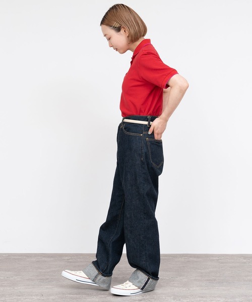 CHILD WOMAN（チャイルドウーマン）の「かのこ ポロシャツ（ポロシャツ・レディース・グリーン/サックスブルー/レッド/ネイビー・FREE）」の12枚目の写真