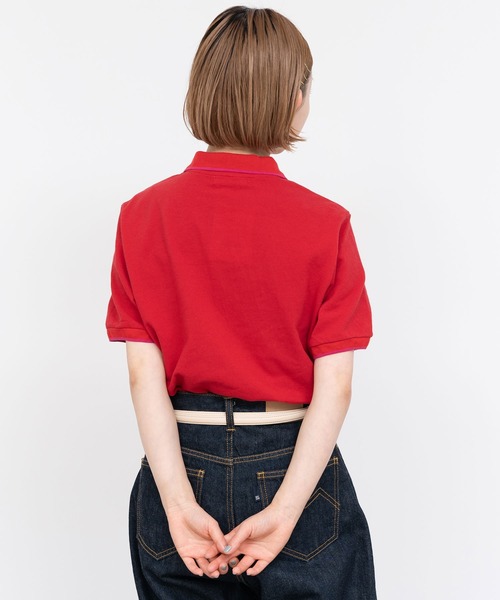 CHILD WOMAN（チャイルドウーマン）の「かのこ ポロシャツ（ポロシャツ・レディース・グリーン/サックスブルー/レッド/ネイビー・FREE）」の8枚目の写真