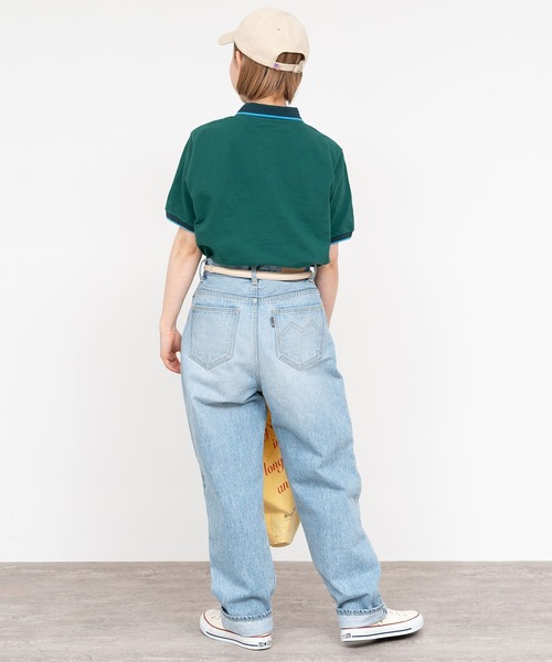 CHILD WOMAN（チャイルドウーマン）の「かのこ ポロシャツ（ポロシャツ・レディース・グリーン/サックスブルー/レッド/ネイビー・FREE）」の21枚目の写真