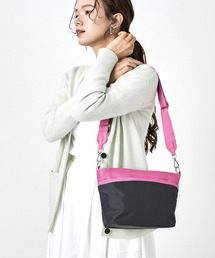 LeSportsac（レスポートサック）の「SMALL BUCKET BAG サンダー/フューシャピンク（ショルダーバッグ・キッズ）」