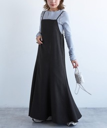 w closet | 【セットアップ対応】リネンタッチフレアキャミワンピース(ワンピース)