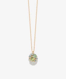 K10イエローゴールド　キュービックジルコニア　ブルーム　ネックレス　ブルーム￼ BLOOM（アクセサリー） ネックレス K10 イエローゴールド