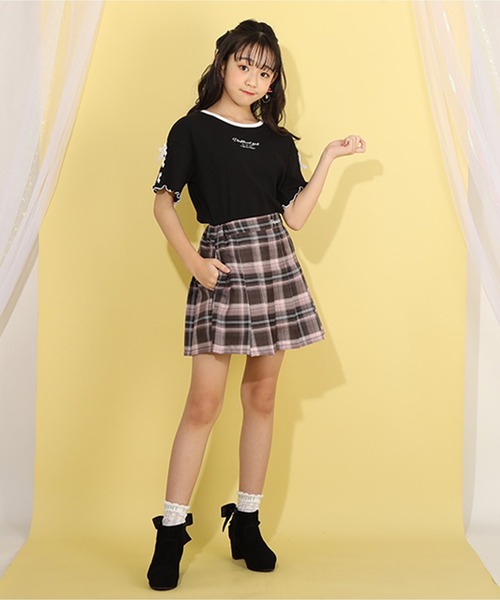 PINKHUNT（ピンクハント）の「PINKHUNT プリーツスカート 7996K（スカート・キッズ・ブルー/ネイビー/ベビーピンク/グリーン/イエロー/ブラウン・140cm/130cm/150cm/120cm/160cm）」の22枚目の写真