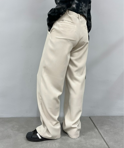 WHO'S WHO gallery（フーズフーギャラリー）の「ストレートスラックス（スラックス・レディース・チャコールグレー/ブラック/レッド/オフホワイト/ピンク・FREE）」の9枚目の写真