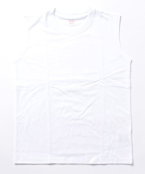 UNIVERSAL OVERALL(ユニバーサルオーバーオール)の「【72】【UNIVERSAL OVERALL】WIDE HEAVY 2P Tank Top(タンクトップ・レディース・ブラック/ホワイト/グレー・LARGE/SMALL/MEDIUM/X-LARGE)」の4枚目の写真