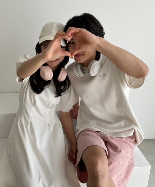 LIMMSE（リムズ）の「【LIMMSE】カットフレアロングワンピース（ワンピース・レディース・杢グレー/オフホワイト/サックスブルー/ピンク・FREE）」の16枚目の写真