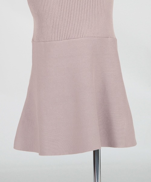 Julia Boutique(ジュリアブティック)の「デコルテオープンノースリーブマーメイドニットワンピース/23062(ワンピース・レディース・グレイッシュブルー/ピンク/グレー系・ONE)」の19枚目の写真