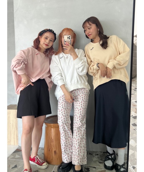 JUMELLE(ジュメロ)の「【3色展開】デイリープルオーバー(スウェット・レディース・ベージュ/ピンク/アイボリー・FREE)」の11枚目の写真