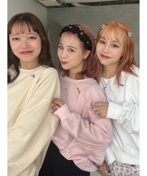 JUMELLE(ジュメロ)の「【3色展開】デイリープルオーバー(スウェット・レディース・ベージュ/ピンク/アイボリー・FREE)」の12枚目の写真