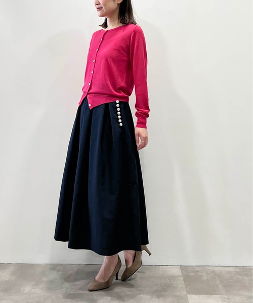 PICCIN(ピッチン)の「接触冷感シェルボタンカーディガン(カーディガン/ボレロ・レディース・ブラック/ホワイト/レモンイエロー/ピンク/ターコイズブルー・M)」の15枚目の写真