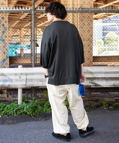 MONO-MART(モノマート)の「ナイロン バルーンシルエット イージートレーニングパンツ(その他パンツ・メンズ・グレー/ネイビー/ベージュ/ブラック/ナチュラル/オリーブ・M/L/S)」の17枚目の写真