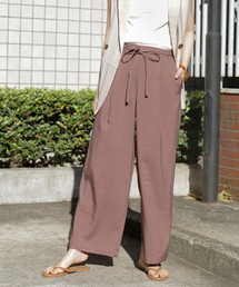 N.（N. Natural Beauty Basic） | ◆麻調イージーパンツ(スラックス)