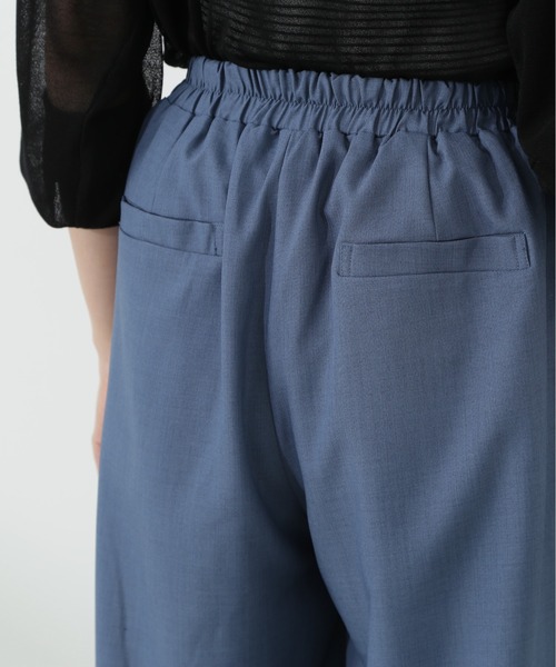 N.（N. Natural Beauty Basic）（エヌエヌナチュラルビューティーベーシック）の「◆麻調イージーパンツ（スラックス・レディース・オレンジ/モカ/ブルー・MEDIUM）」の20枚目の写真