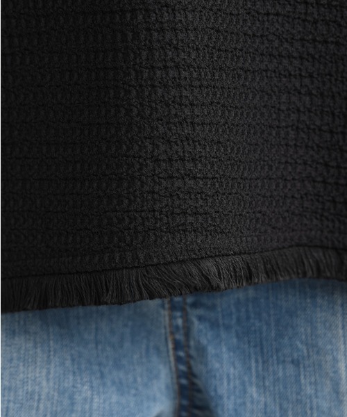 INTERPLANET（インタープラネット）の「フィールド柄ヨークフリンジベスト（ベスト・レディース・ナチュラル/ブラック/イエロー・FREE）」の22枚目の写真