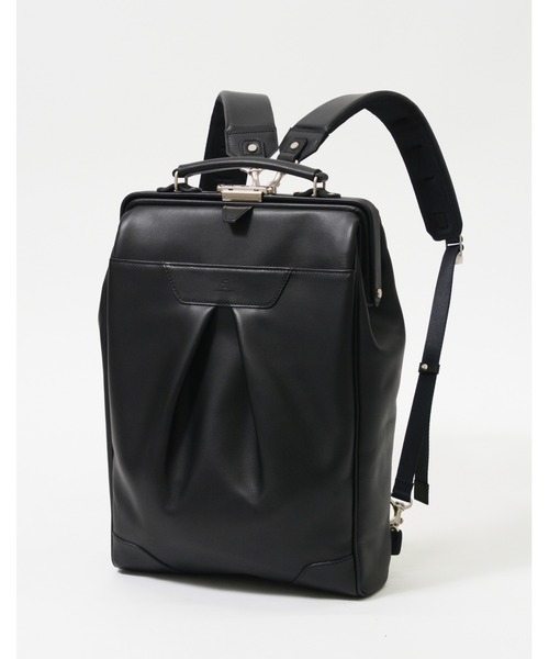 master-piece(マスターピース)の「master-piece / Tact leather ver. レザーバックパック M / 04023-l(バックパック/リュック・メンズ・ブラック/キャメル・FREE)」の22枚目の写真