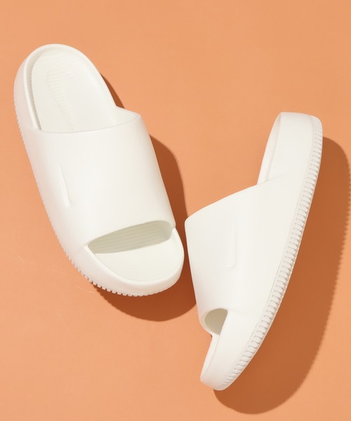 NIKE（ナイキ）の「NIKE WOMENS CALM SLIDE / ナイキ ウィメンズ カーム スライド 【SP】（サンダル・レディース・ホワイト/ベージュ/ブラック/ブルー・22.0cm/23.0cm/24.0cm/25.0cm）」の18枚目の写真