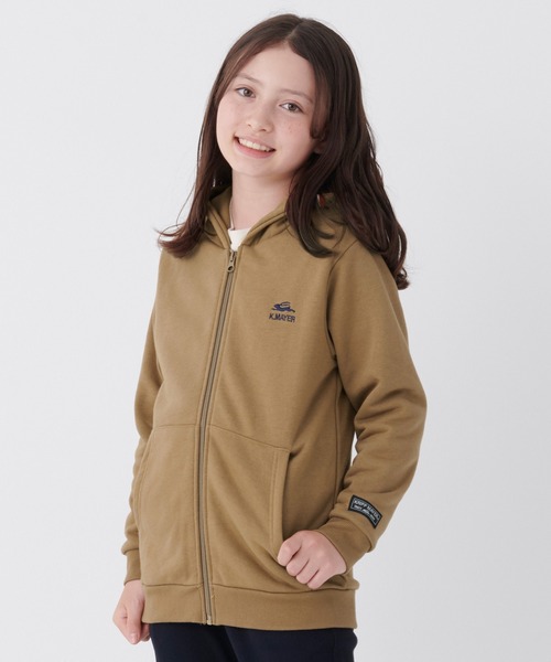 KRIFF MAYER Kid's Collection(クリフメイヤーキッズコレクション)の「ロゴ刺繍パーカー(パーカー・キッズ・グレー/ブラウン/ワインレッド/グリーン/ネイビー・120/140/160/130/150/170)」の4枚目の写真