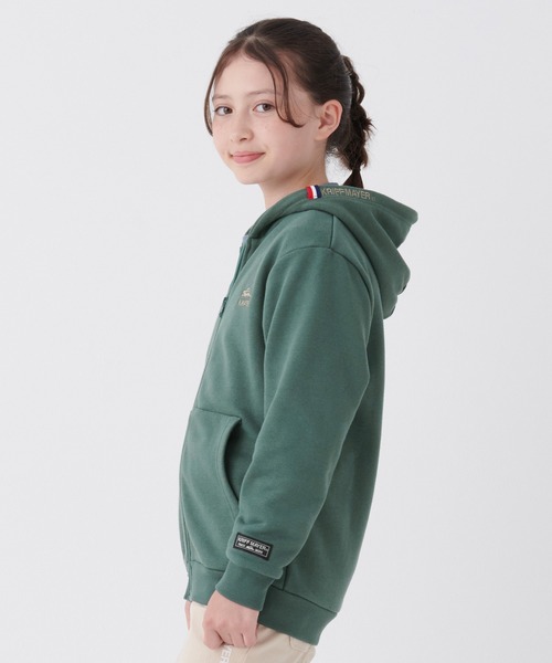KRIFF MAYER Kid's Collection(クリフメイヤーキッズコレクション)の「ロゴ刺繍パーカー(パーカー・キッズ・グレー/ブラウン/ワインレッド/グリーン/ネイビー・120/140/160/130/150/170)」の10枚目の写真