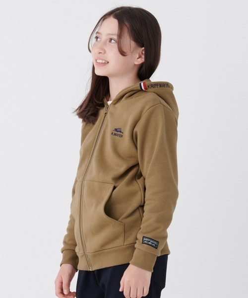 KRIFF MAYER Kid's Collection(クリフメイヤーキッズコレクション)の「ロゴ刺繍パーカー(パーカー・キッズ・グレー/ブラウン/ワインレッド/グリーン/ネイビー・120/140/160/130/150/170)」の7枚目の写真
