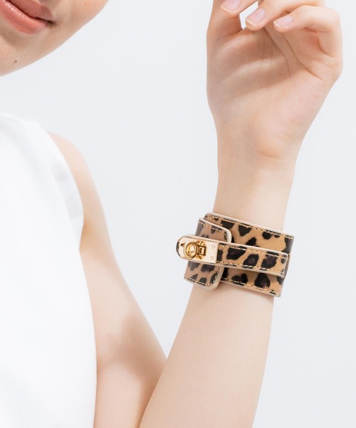 Rocky Monroe(ロッキーモンロー)の「レザーバングルブレスレット(ブレスレット・メンズ・ブルー/グレー/ブラック/ブラウン/レッド/キャメル/レオパード・FREE)」の17枚目の写真