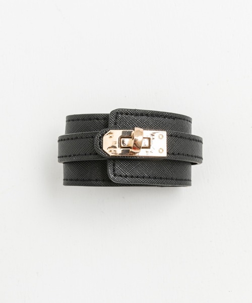 Rocky Monroe(ロッキーモンロー)の「レザーバングルブレスレット(ブレスレット・メンズ・ブルー/グレー/ブラック/ブラウン/レッド/キャメル/レオパード・FREE)」の14枚目の写真