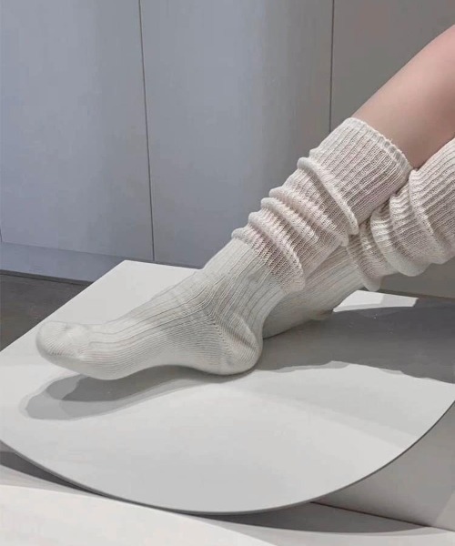 VIBGYOR(ヴィブジョー)の「【LAMPOON】ルーズソックス(ソックス/靴下・レディース・ホワイト/ブラック/グレー/ピンク/ブルー・FREE)」の10枚目の写真