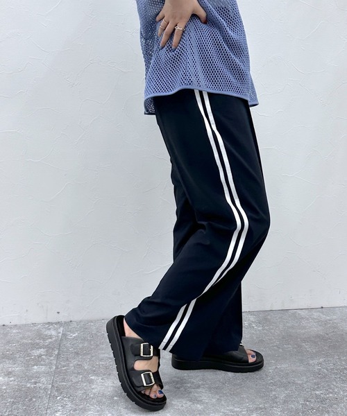 LEPSIM（レプシィム）の「ラインパンツ　964248（その他パンツ・レディース・ネイビー/ブラック/アイボリー・FREE）」の3枚目の写真