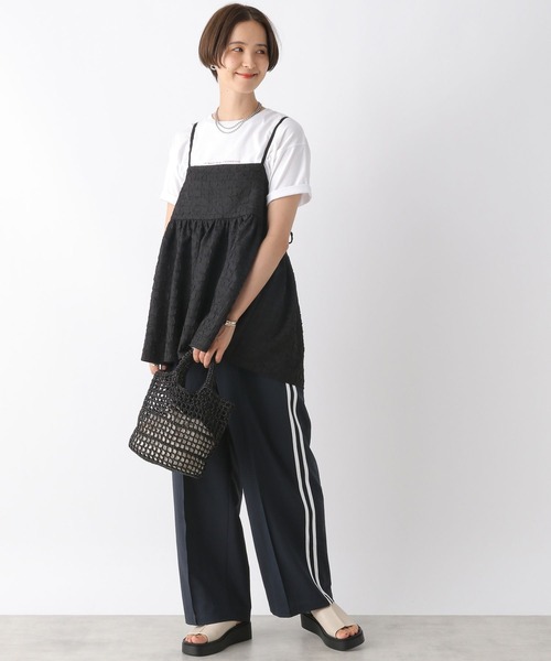 LEPSIM（レプシィム）の「ラインパンツ　964248（その他パンツ・レディース・ネイビー/ブラック/アイボリー・FREE）」の10枚目の写真