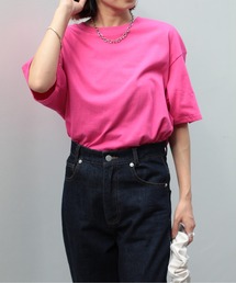 【新品タグ付き】Trio Ribbonカットソー  ピンク Tシャツ/カットソー（ピンク/桃色系・リボン）ファッション通販 - ZOZOTOWN