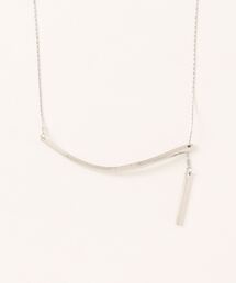 AZUL by moussy | スクエアメタルバーコンビネックレス(ネックレス)