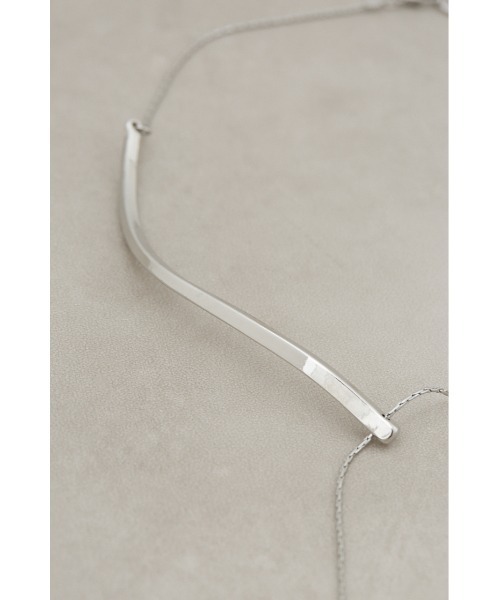 AZUL by moussy（アズールバイマウジー）の「スクエアメタルバーコンビネックレス（ネックレス・レディース・シルバー/ゴールド系その他・FREE）」の3枚目の写真
