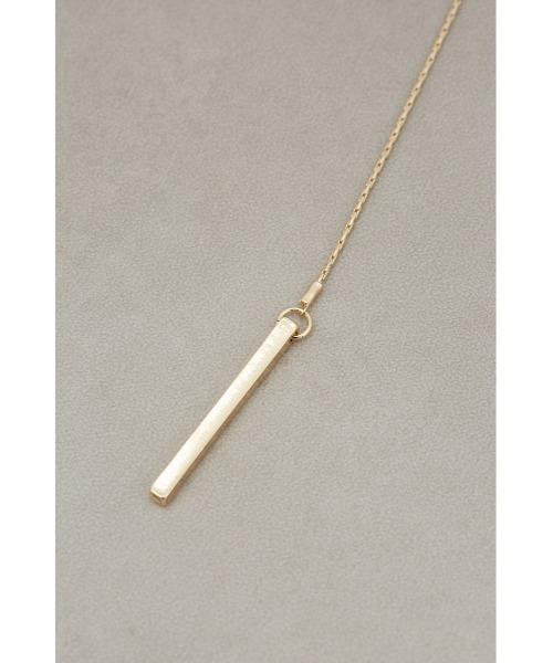 AZUL by moussy（アズールバイマウジー）の「スクエアメタルバーコンビネックレス（ネックレス・レディース・シルバー/ゴールド系その他・FREE）」の8枚目の写真