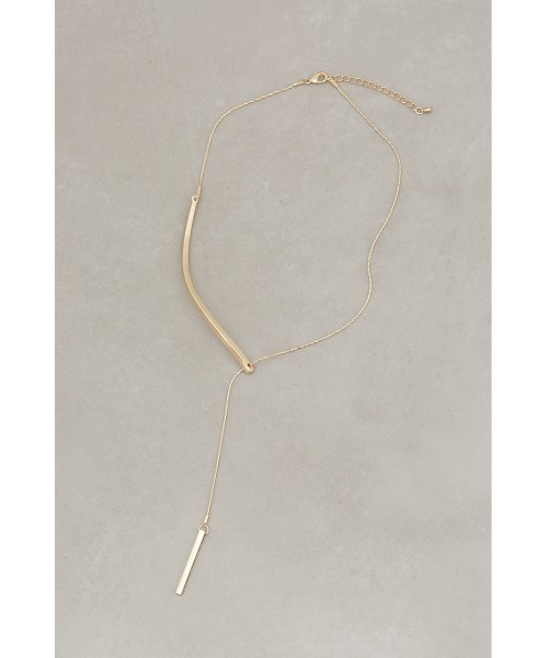 AZUL by moussy（アズールバイマウジー）の「スクエアメタルバーコンビネックレス（ネックレス・レディース・シルバー/ゴールド系その他・FREE）」の15枚目の写真