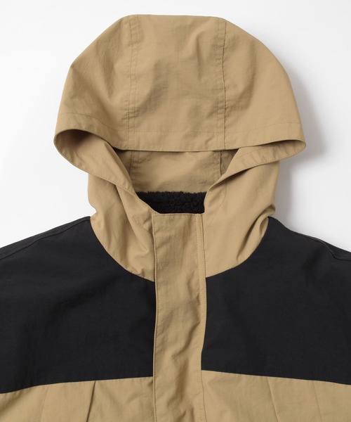 GLAZOS（グラソス）の「【撥水】ナイロン・ボアインナー付き３WAYコート（ブルゾン・キッズ・カーキ/ブラック/ベージュ・130cm/140cm/150cm/160cm/170cm）」の15枚目の写真