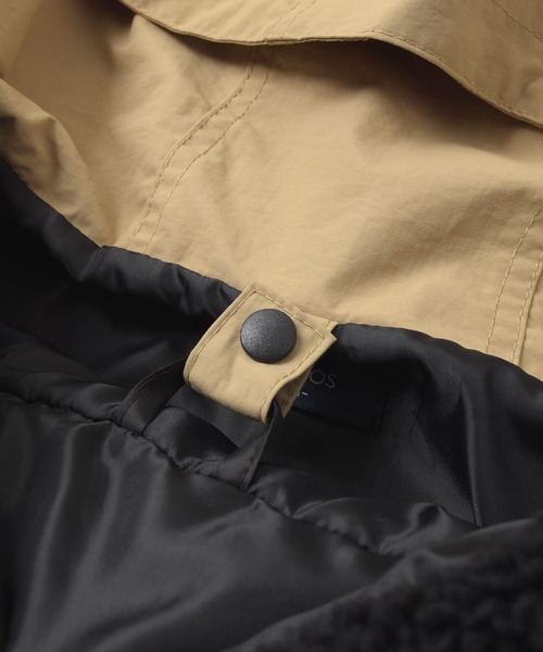 GLAZOS（グラソス）の「【撥水】ナイロン・ボアインナー付き３WAYコート（ブルゾン・キッズ・カーキ/ブラック/ベージュ・130cm/140cm/150cm/160cm/170cm）」の17枚目の写真