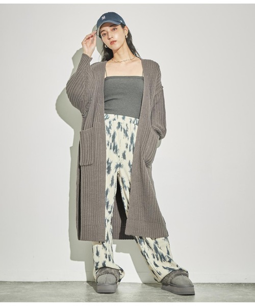 ANAP（アナップ）の「ニュアンス柄プリーツパンツ（その他パンツ・レディース・ベージュ/ブルー/ライトグレー・FREE）」の11枚目の写真