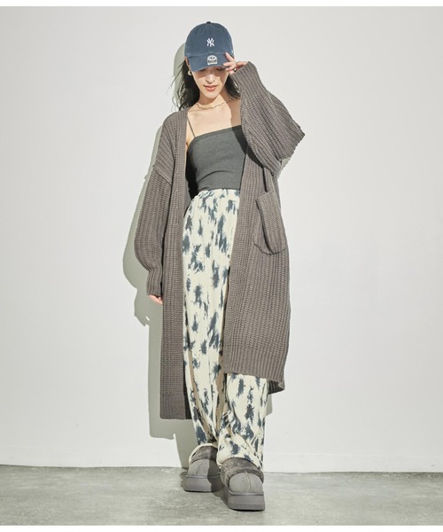 ANAP（アナップ）の「ニュアンス柄プリーツパンツ（その他パンツ・レディース・ベージュ/ブルー/ライトグレー・FREE）」の13枚目の写真