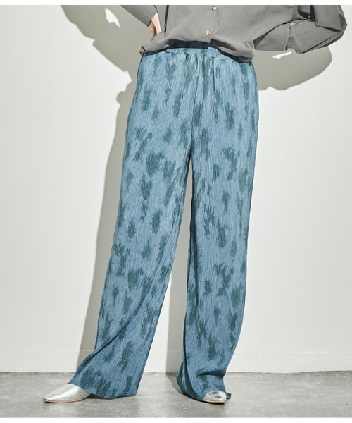 ANAP（アナップ）の「ニュアンス柄プリーツパンツ（その他パンツ・レディース・ベージュ/ブルー/ライトグレー・FREE）」の15枚目の写真