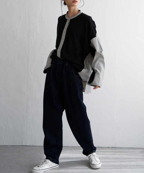 LBC（エルビーシー）の「異素材切り替えシャツ（シャツ/ブラウス・レディース・ブラック/グレー/その他7・M）」の14枚目の写真