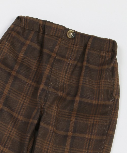 petit main（プティマイン）の「チェックテーパードパンツ（その他パンツ・キッズ・ブラウン/グレー/ネイビー・100cm/120cm/130cm/80ｃｍ/110cm/90cm）」の12枚目の写真
