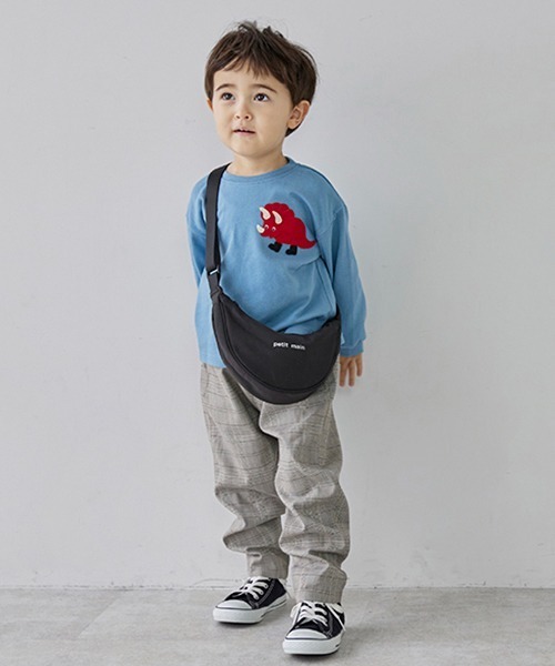 petit main（プティマイン）の「チェックテーパードパンツ（その他パンツ・キッズ・ブラウン/グレー/ネイビー・100cm/120cm/130cm/80ｃｍ/110cm/90cm）」の4枚目の写真