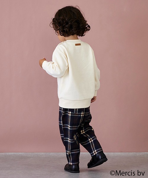 petit main（プティマイン）の「チェックテーパードパンツ（その他パンツ・キッズ・ブラウン/グレー/ネイビー・100cm/120cm/130cm/80ｃｍ/110cm/90cm）」の7枚目の写真