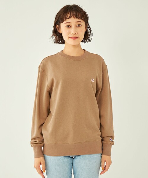 Champion(チャンピオン)の「【WEB限定】<Champion>CVC F T プルオーバー スウェット(スウェット・レディース・ブラック/ブラウン/グレー/ナチュラル・M)」の11枚目の写真