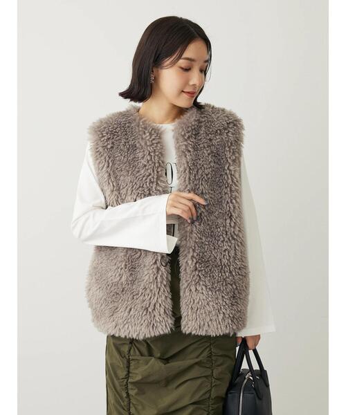Petit fleur(プチフルール)の「・Petit Fleur ロゴptフレアスリーブロンT(Tシャツ/カットソー・レディース・ブラック/ブラウン/チャコールグレー/オフホワイト・FREE)」の15枚目の写真